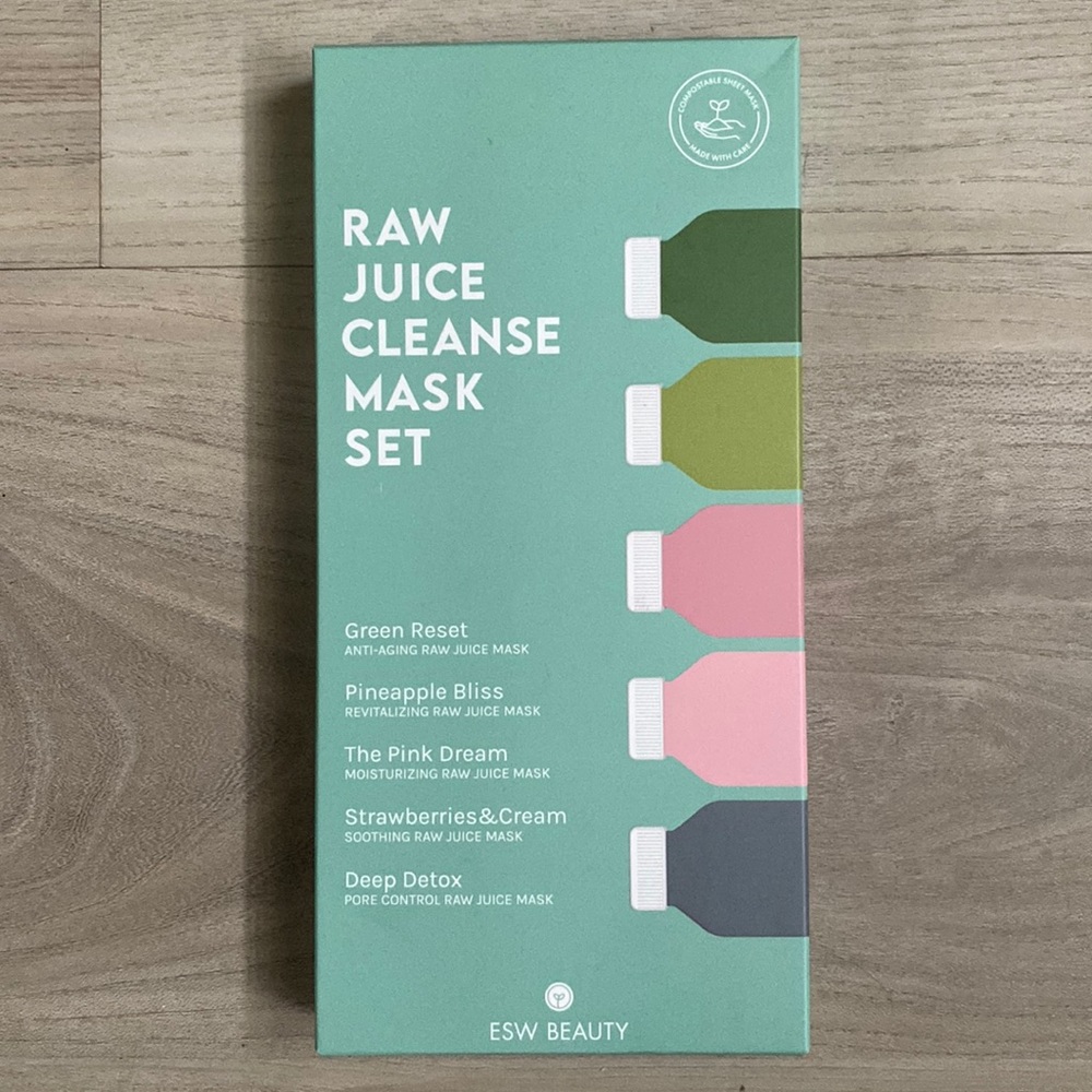 ESW Beauty Raw Juice Cleanse Mask Set